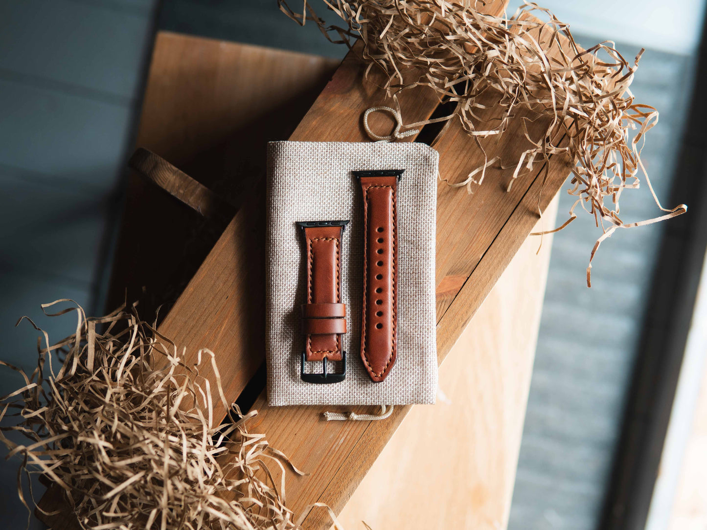 Handmade Leather Apple Watch Strap