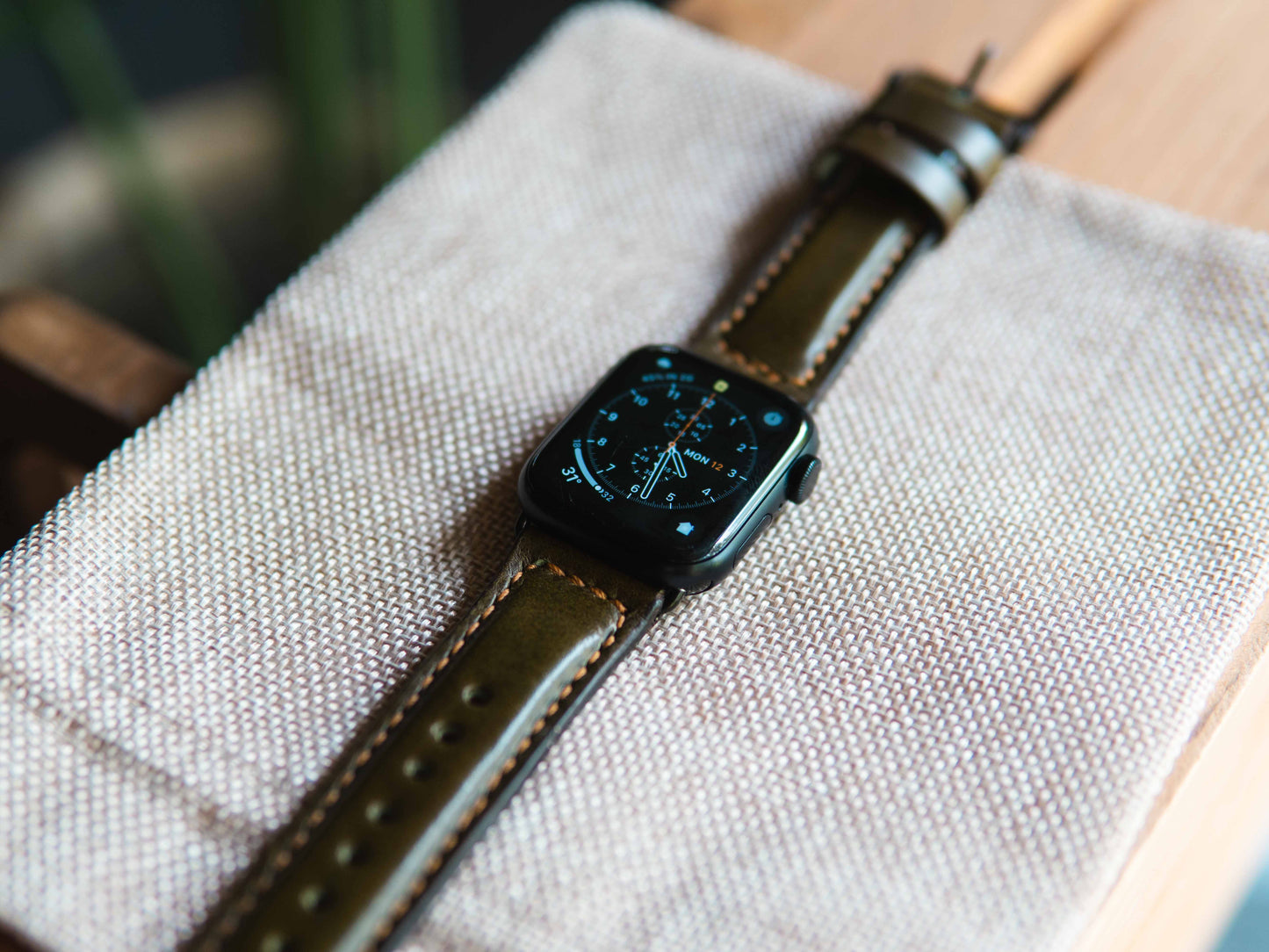 Handmade Leather Apple Watch Strap
