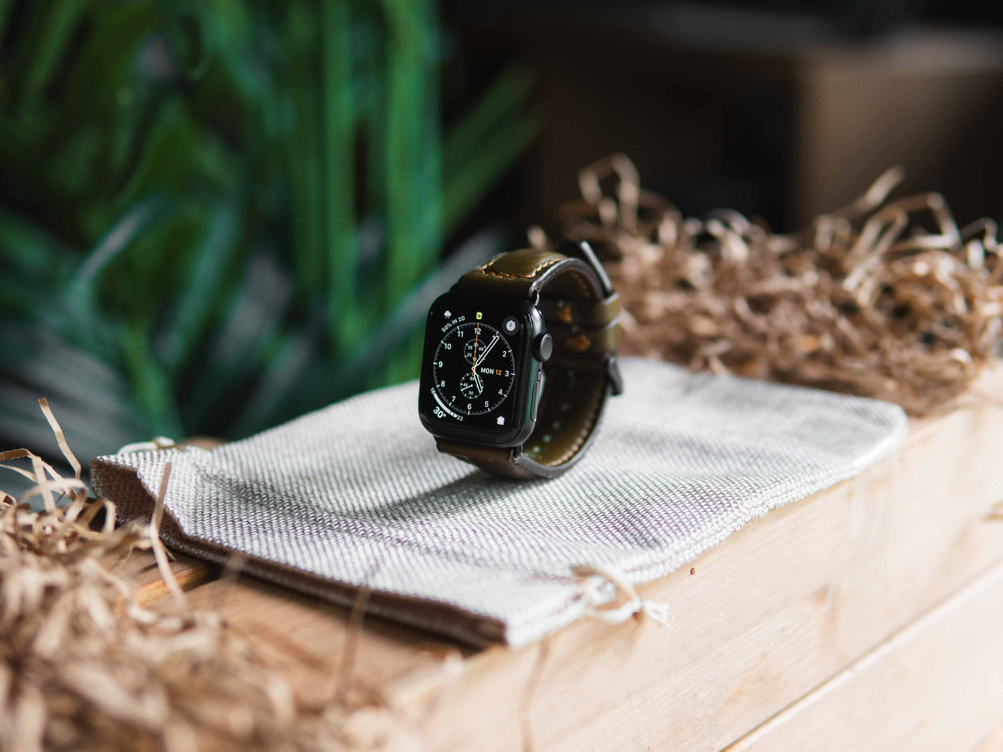 Handmade Leather Apple Watch Strap