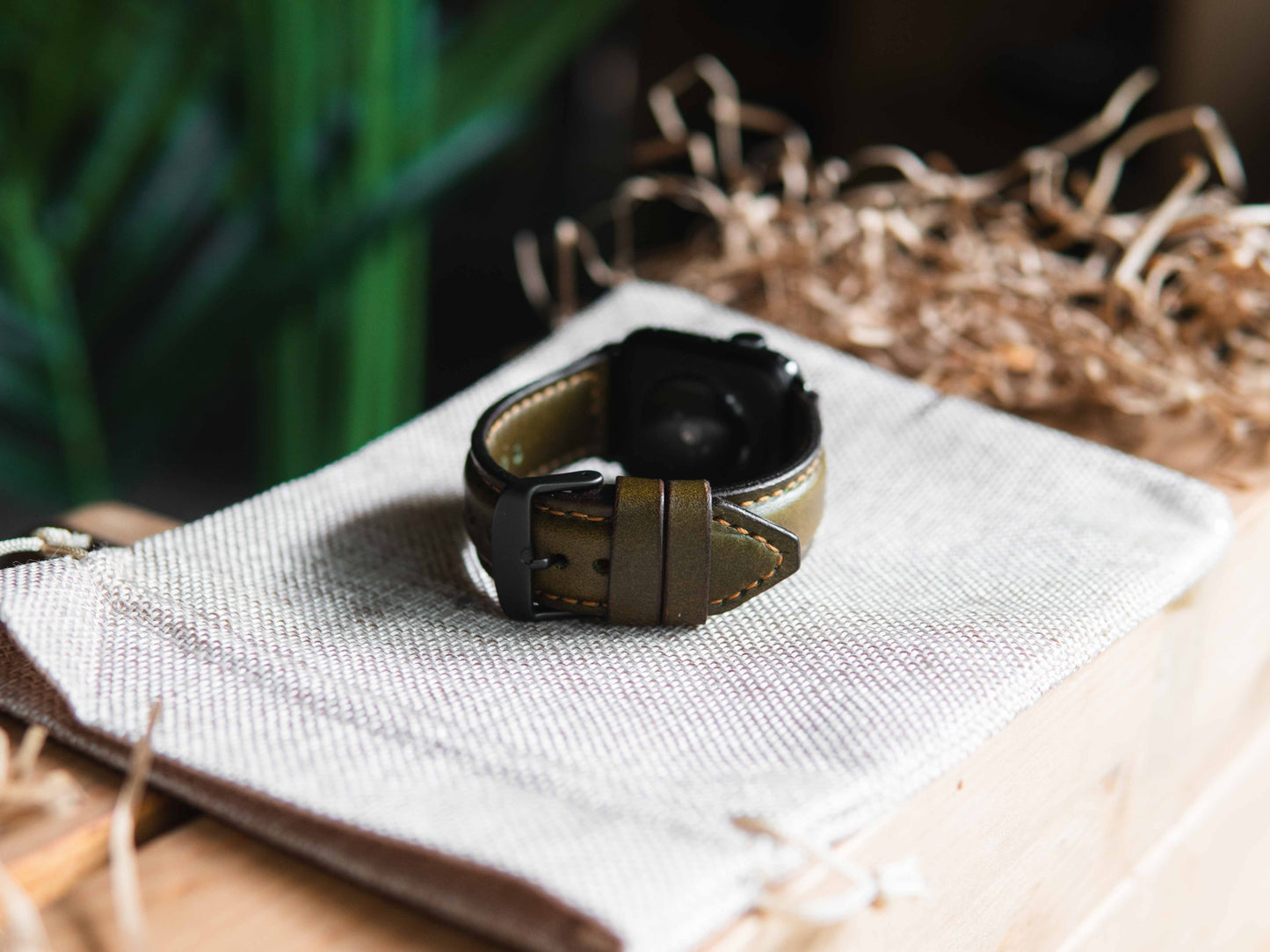 Handmade Leather Apple Watch Strap