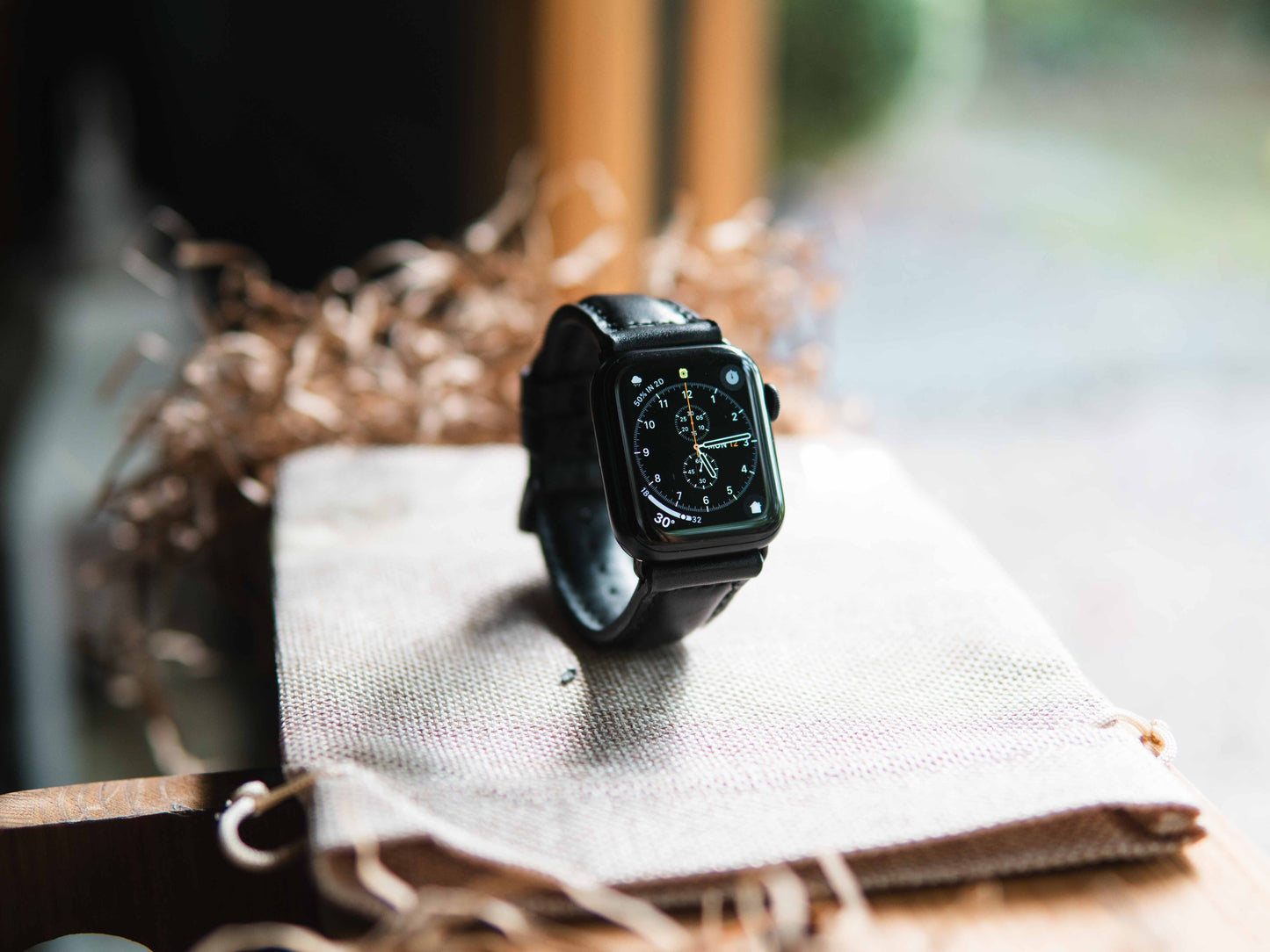 Apple Watch Padded Leather Strap
