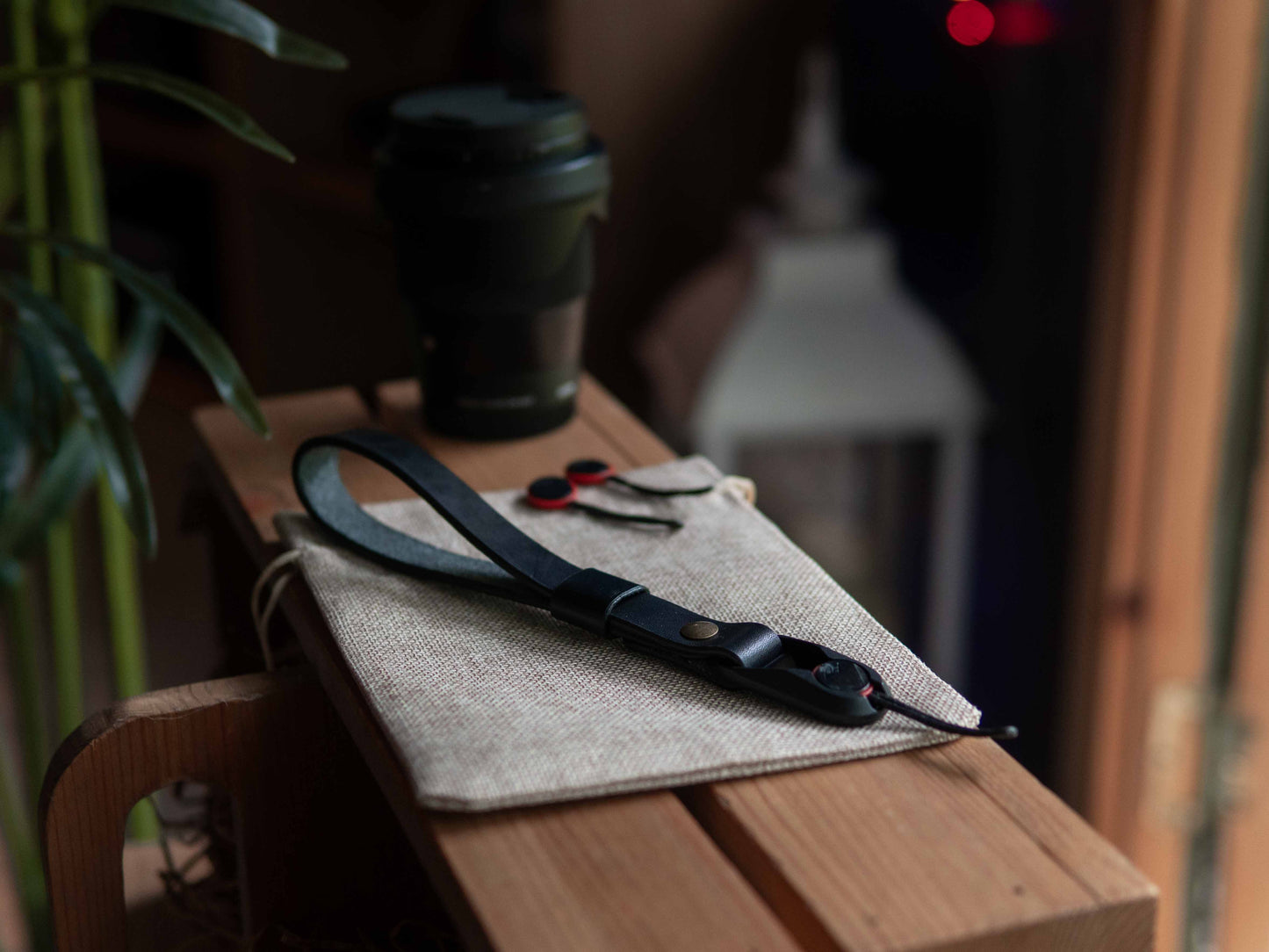 Leather Wrist Camera Strap w/ Peak Design Anchor Links
