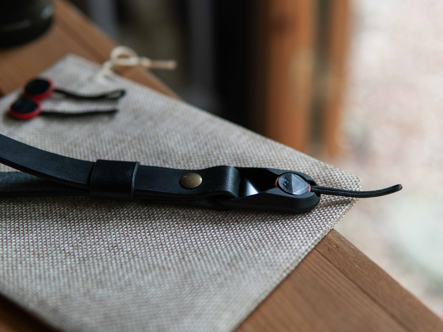Leather Wrist Camera Strap w/ Peak Design Anchor Links