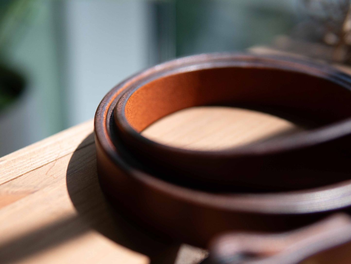 Slim Leather Camera Strap