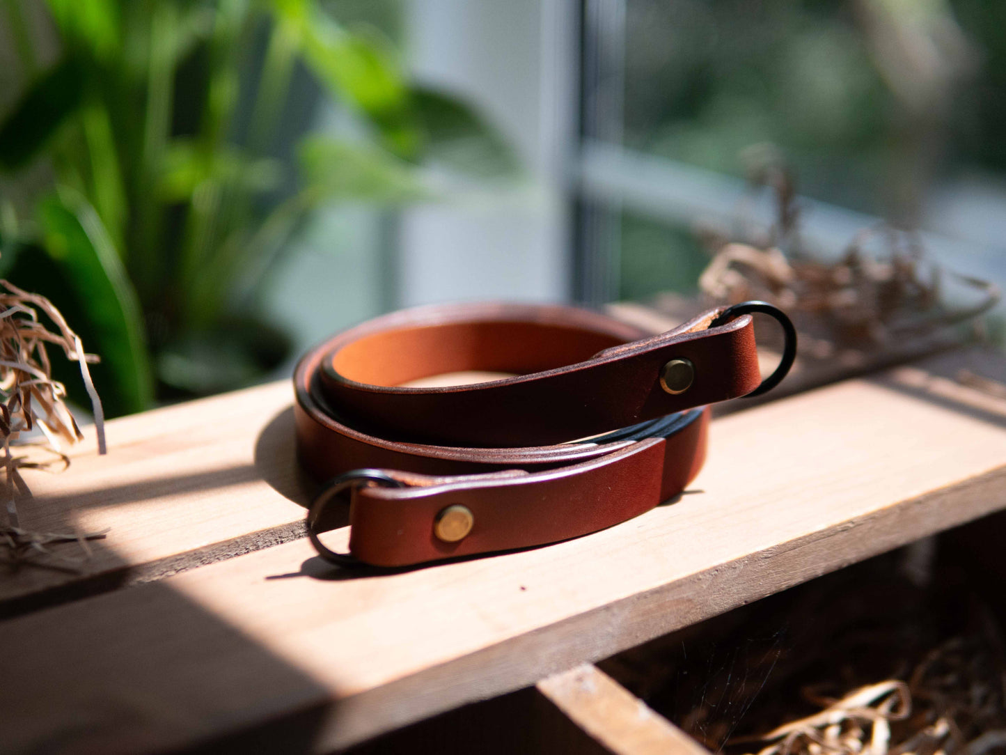 Slim Leather Camera Strap