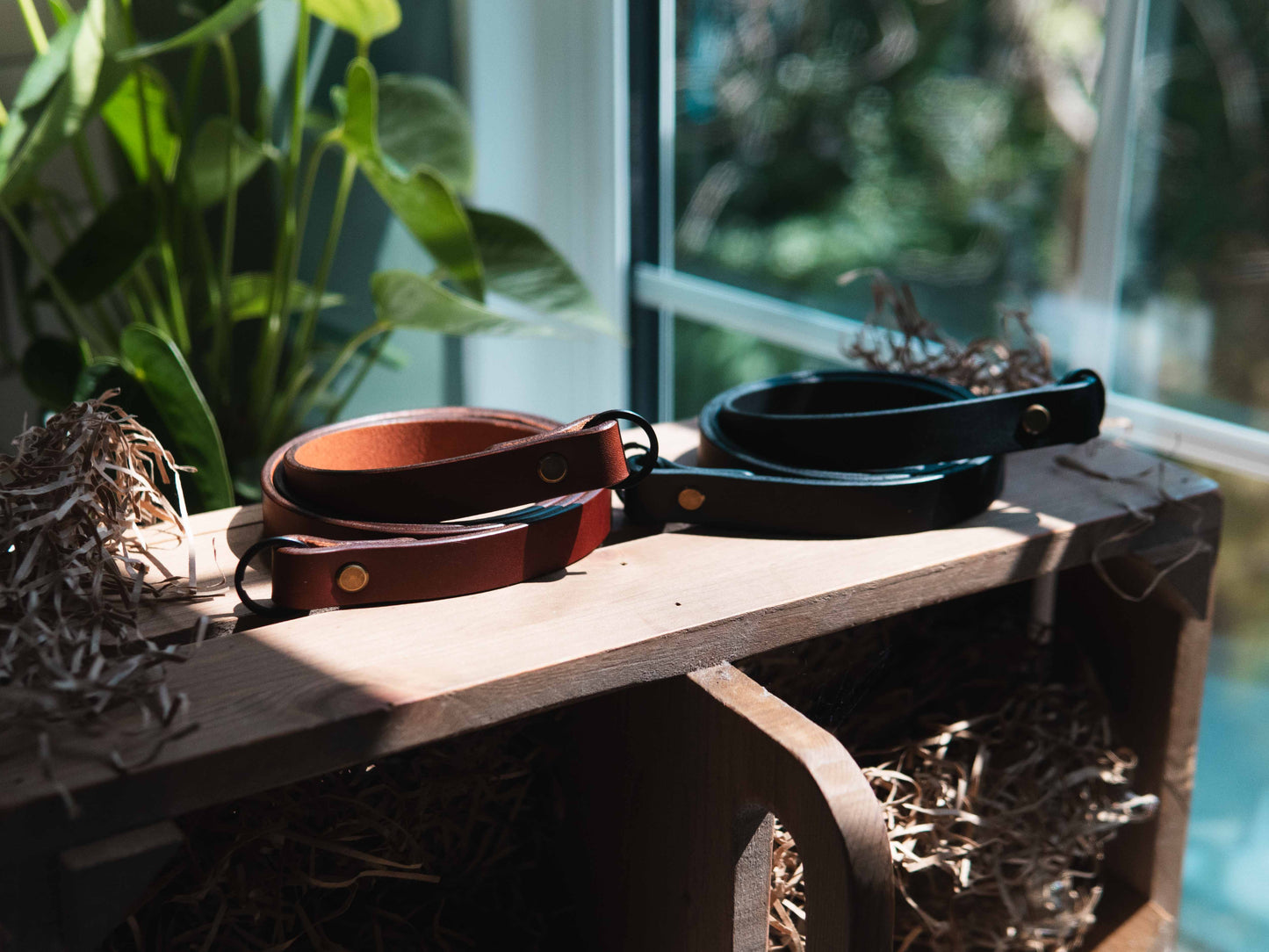 Slim Leather Camera Strap