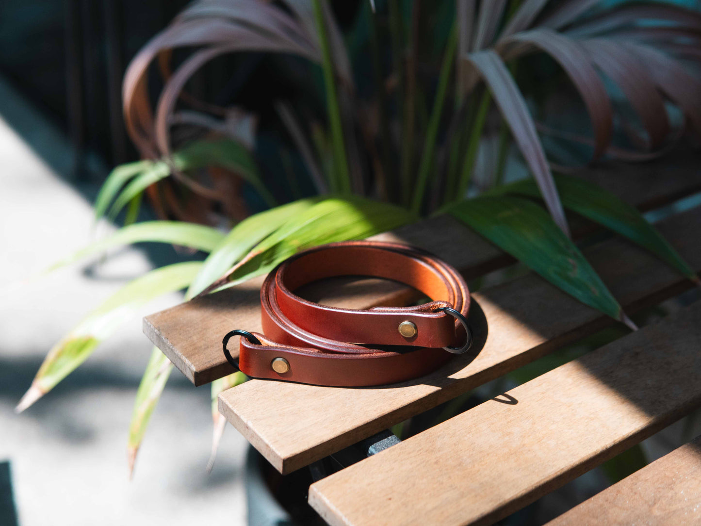 Slim Leather Camera Strap