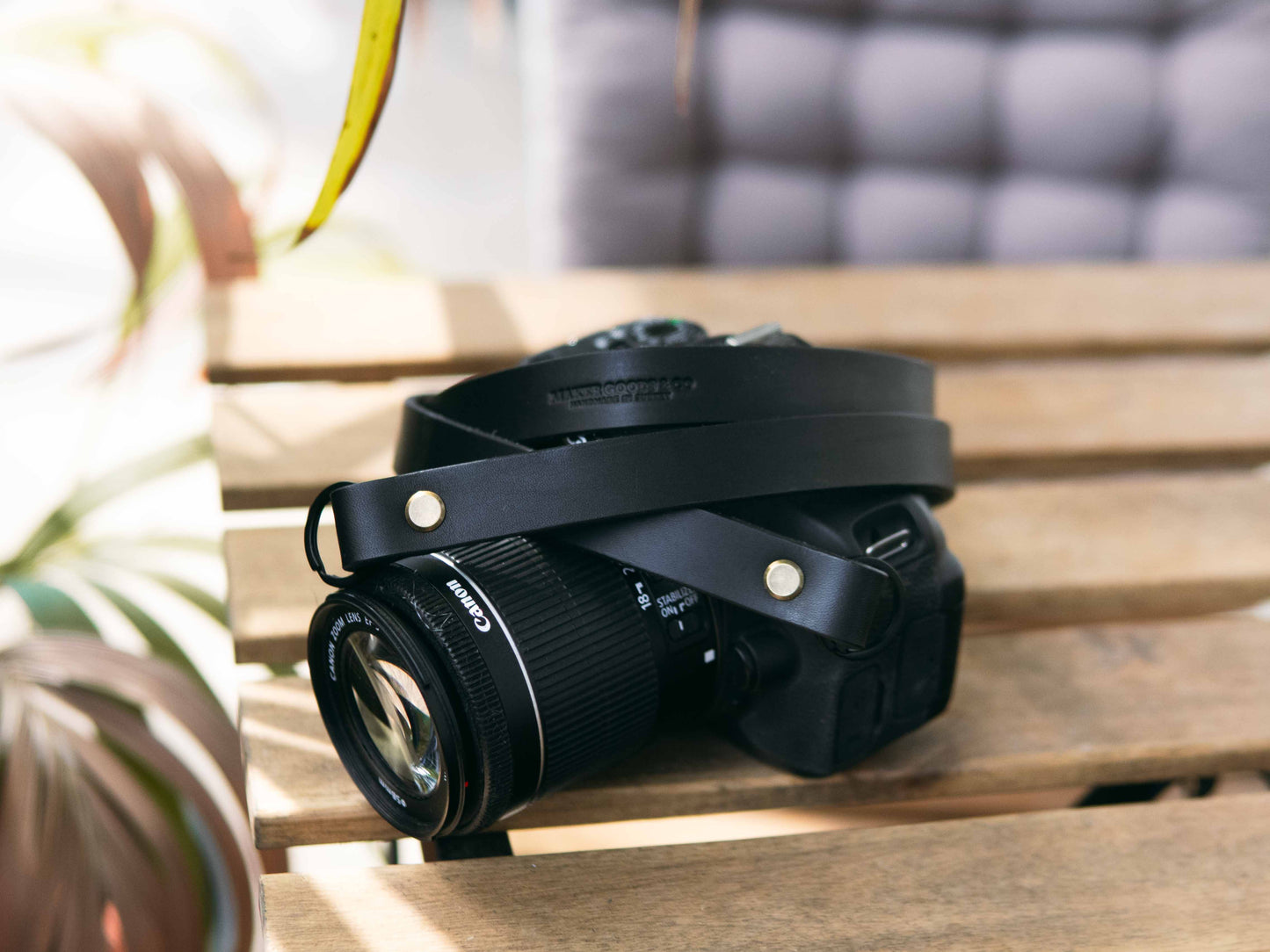 Slim Leather Camera Strap
