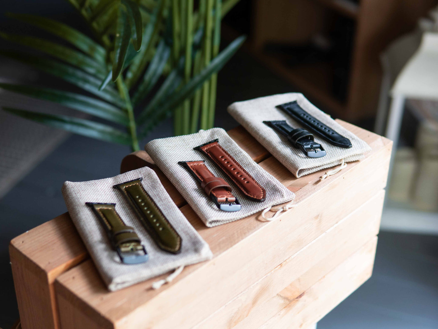 Handmade Leather Apple Watch Strap