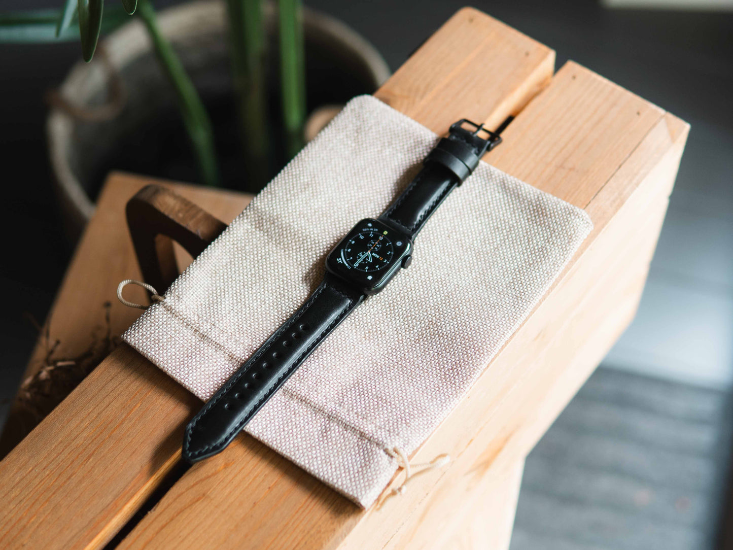 Handmade Leather Apple Watch Strap