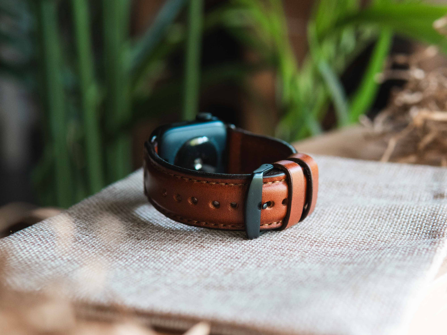 Handmade Leather Apple Watch Strap