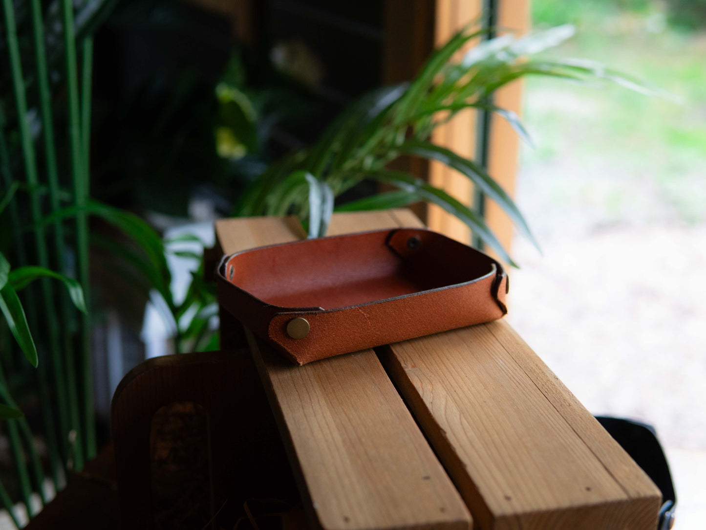 Leather Catch All EDC Valet Tray