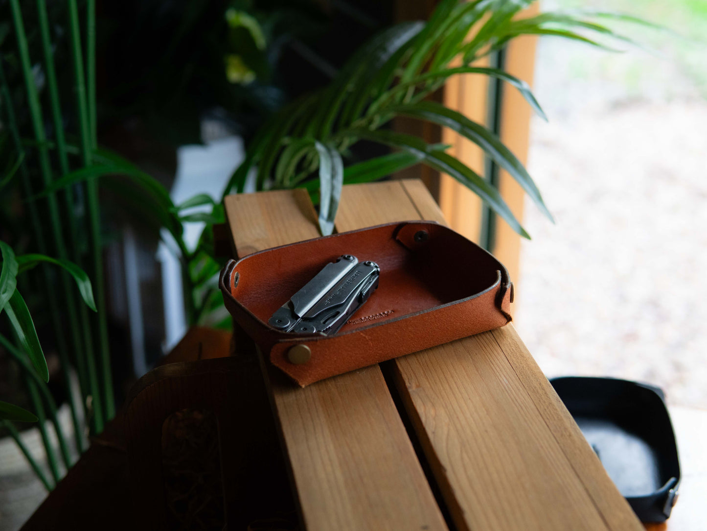 Leather Catch All EDC Valet Tray