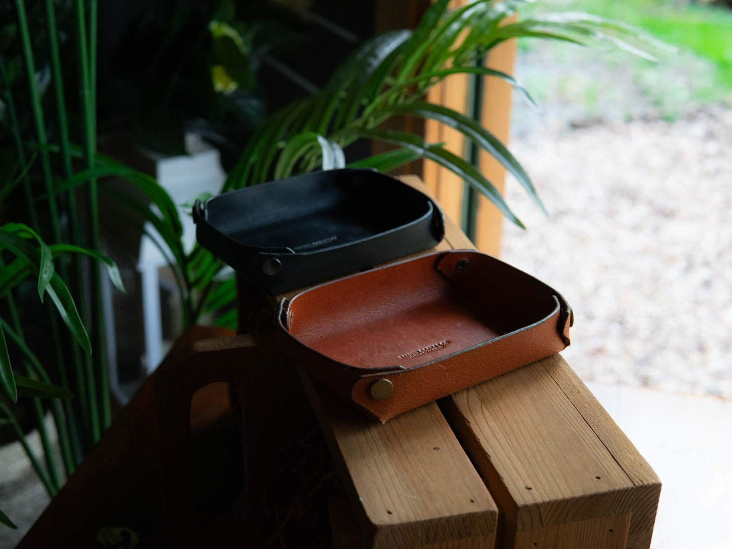 Leather Catch All EDC Valet Tray