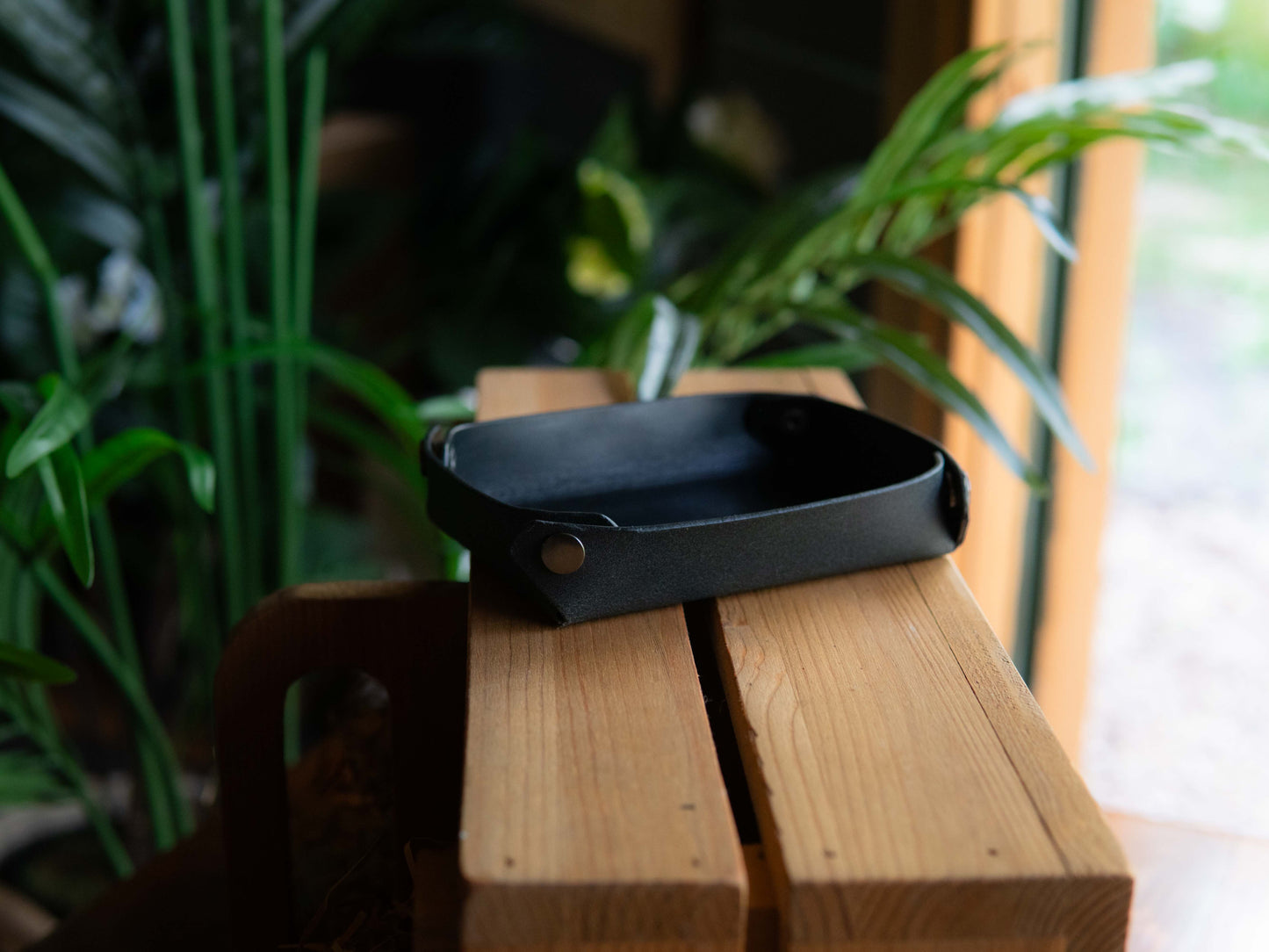 Leather Catch All EDC Valet Tray